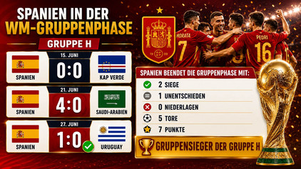 Spanien bei der WM Spanien bei der WM