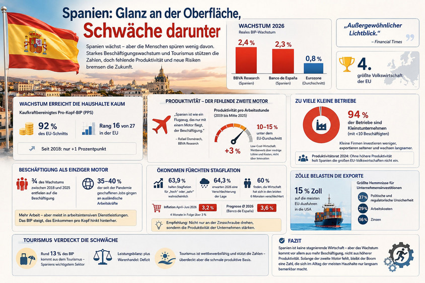 Wirtschaftsentwicklung in Spanien Wirtschaft in Spanien