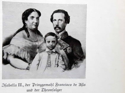 Porträt der Familie von Isabella II Isabella II