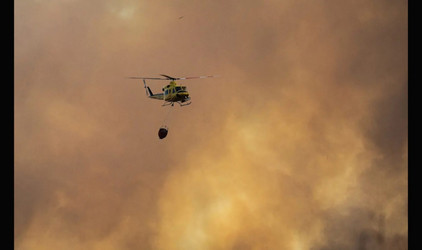 Spanischer Hubschrauber im Einsatz Spanischer Hubschrauber im Einsatz