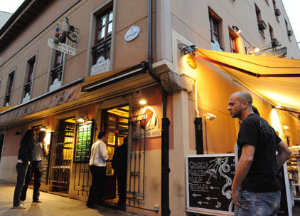 Taverne in der Stadt Gijón