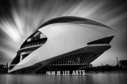 Architektur des Santiago Calatrava Calatrava in Valencia