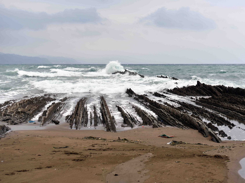 Playa im baskischen Zumaia