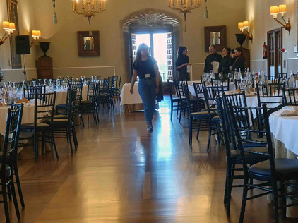 Restaurant im Parador von Santiago