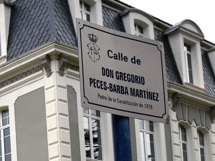 Stra&szlig;e in Ribadesella in Asturien