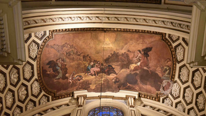Goya in Zaragoza, Foto Tobias Büscher Francisco de Goyas Bild in El Pilar