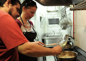 Silke Büscher und Pedro González, tb