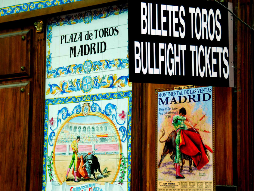 Billetes für Las Ventas, Foto Tobias Büscher Schalter für Stierkampftickets
