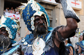 Mauren beim Fest in Alcoy