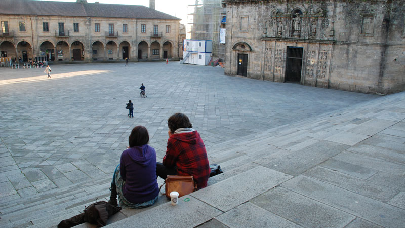 Altstadtplatz von Santiago de Compostela