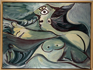 Picasso-Gemälde Bild von Picasso in Málaga