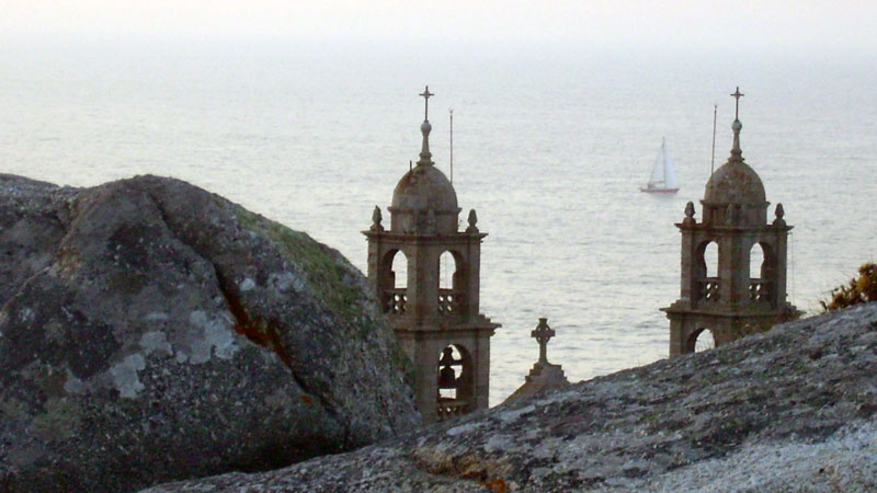 Kirche von Muxía in Galicien