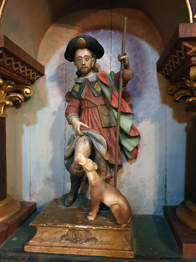 Schutzheiliger gegen Hautausschläge Schützt vor Hautausschlägen