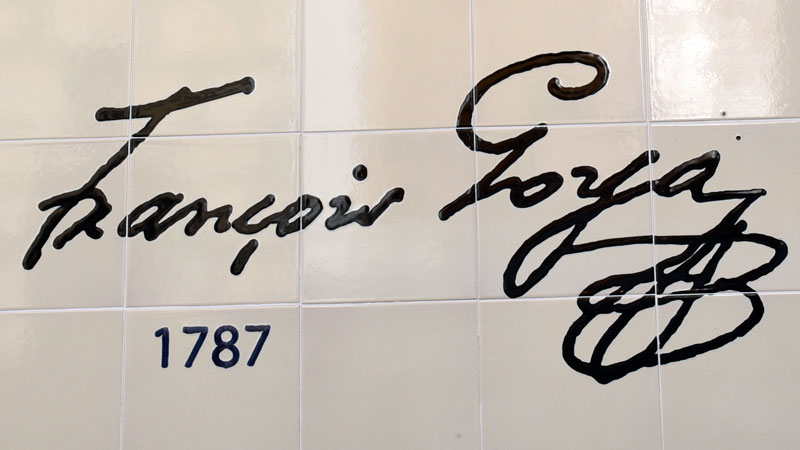 Goyas Unterschrift